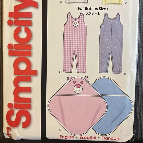 Simplicity 7053 Infant Romper & Blanket Sewing Pattern - Picture 2 of 4